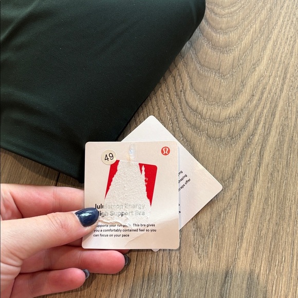 NWT Lululemon Energy Bra *High Support, B–DDD Cups
Rainforest Green Size 32G - Picture 4 of 8